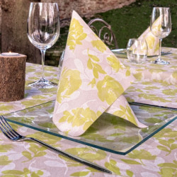 Tovaglioli di carta con decorazioni floreali 40x40