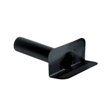 bocchettone angolare in plastica d. 80