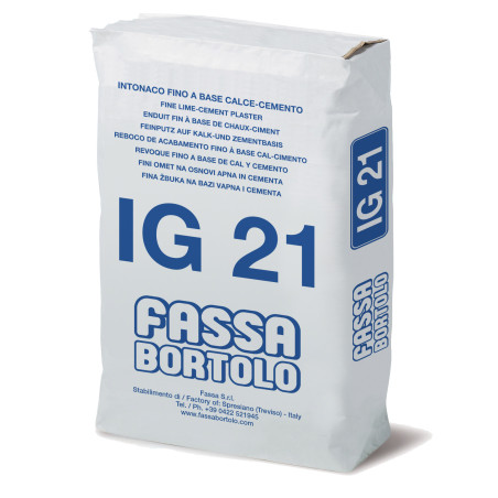 Sacco da 30 Kg rasante IG21 bianco - Fassa Bortolo
