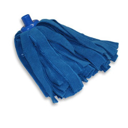 Moppino in tessuto microfibra blu