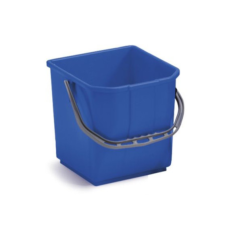 Secchio blu Lt. 25 in moplen confezionato