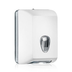 Dispenser LUXURY bianco per carta igienica interfogliata