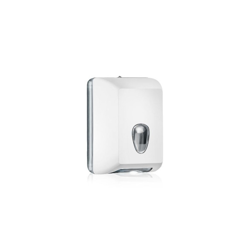 Dispenser LUXURY bianco per carta igienica interfogliata
