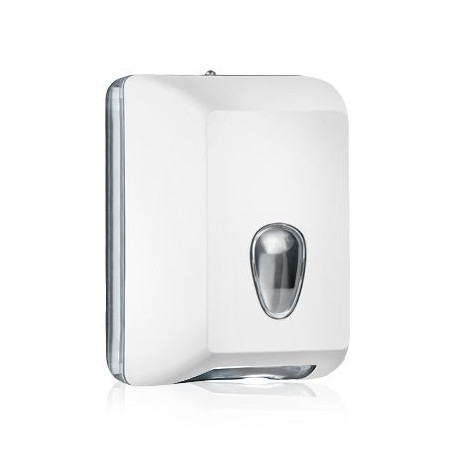Dispenser LUXURY bianco per carta igienica interfogliata