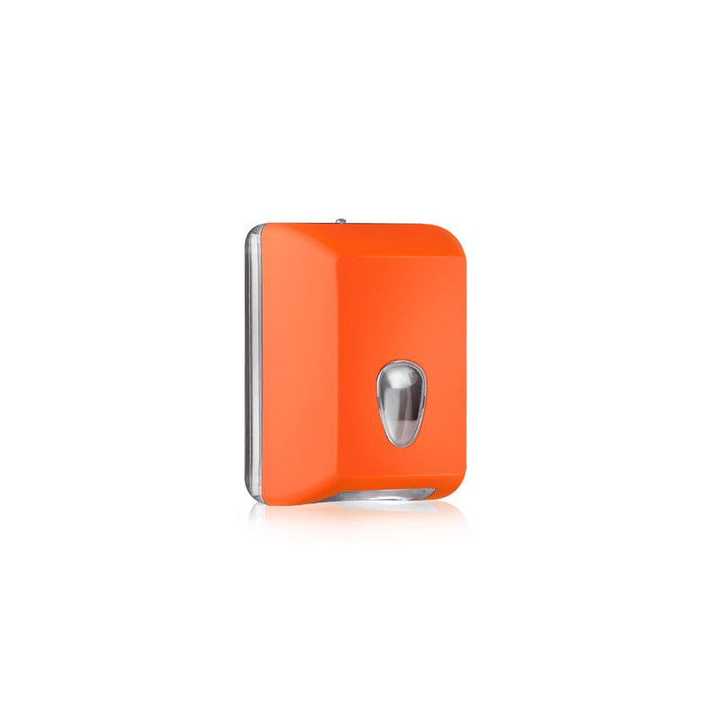 Dispenser LUXURY arancione per carta igienica interfogliata
