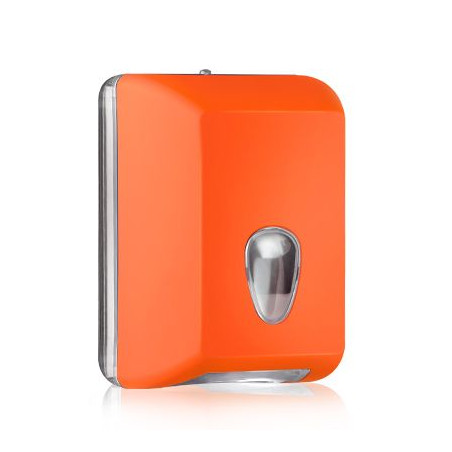 Dispenser LUXURY arancione per carta igienica interfogliata