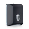 Dispenser LUXURY nero per carta igienica interfogliata