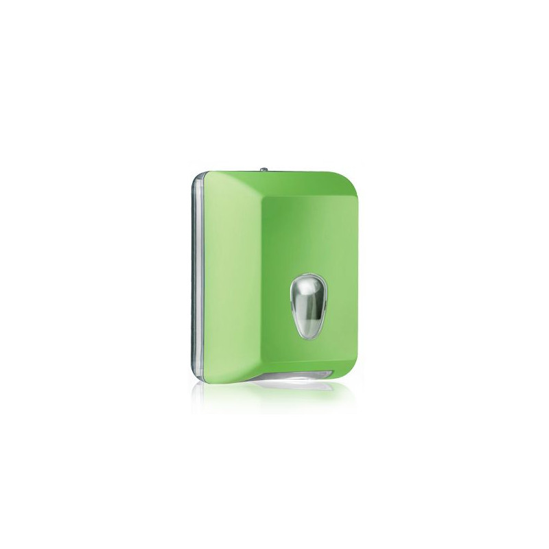 Dispenser LUXURY verde per carta igienica interfogliata