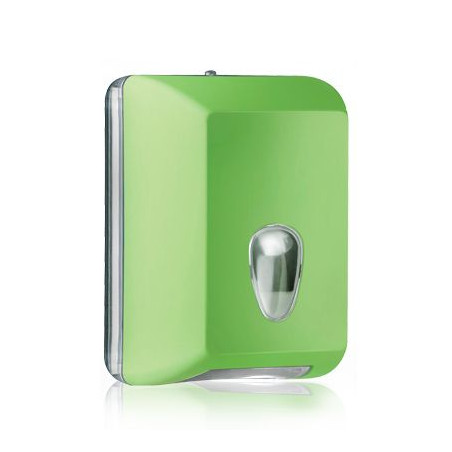 Dispenser LUXURY verde per carta igienica interfogliata