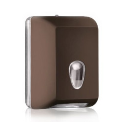 Dispenser LUXURY marrone per carta igienica interfogliata