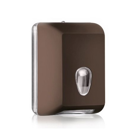 Dispenser LUXURY marrone per carta igienica interfogliata