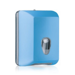 Dispenser LUXURY azzurro per carta igienica interfogliata