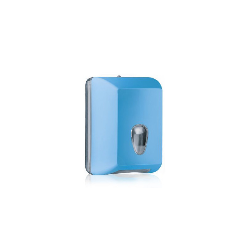 Dispenser LUXURY azzurro per carta igienica interfogliata