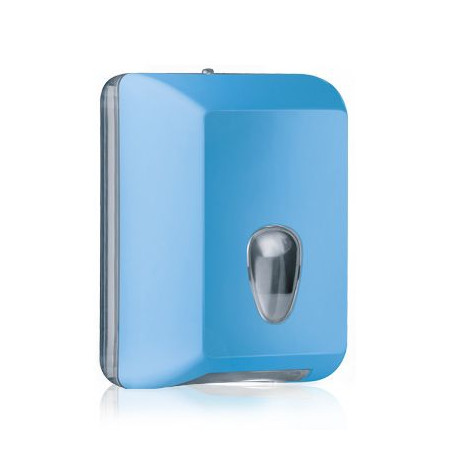 Dispenser LUXURY azzurro per carta igienica interfogliata