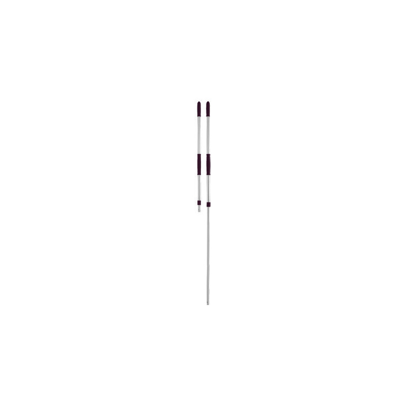 Manico in alluminio telescopico bordeaux