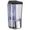 Dispenser KALLA nero per sapone liquido a rimpimento