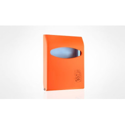 Dispenser Mini arancione per carta copriwc
