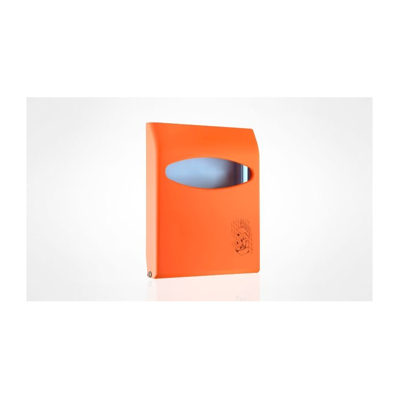 Dispenser Mini arancione per carta copriwc