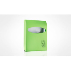 Dispenser Mini verde per carta copriwc
