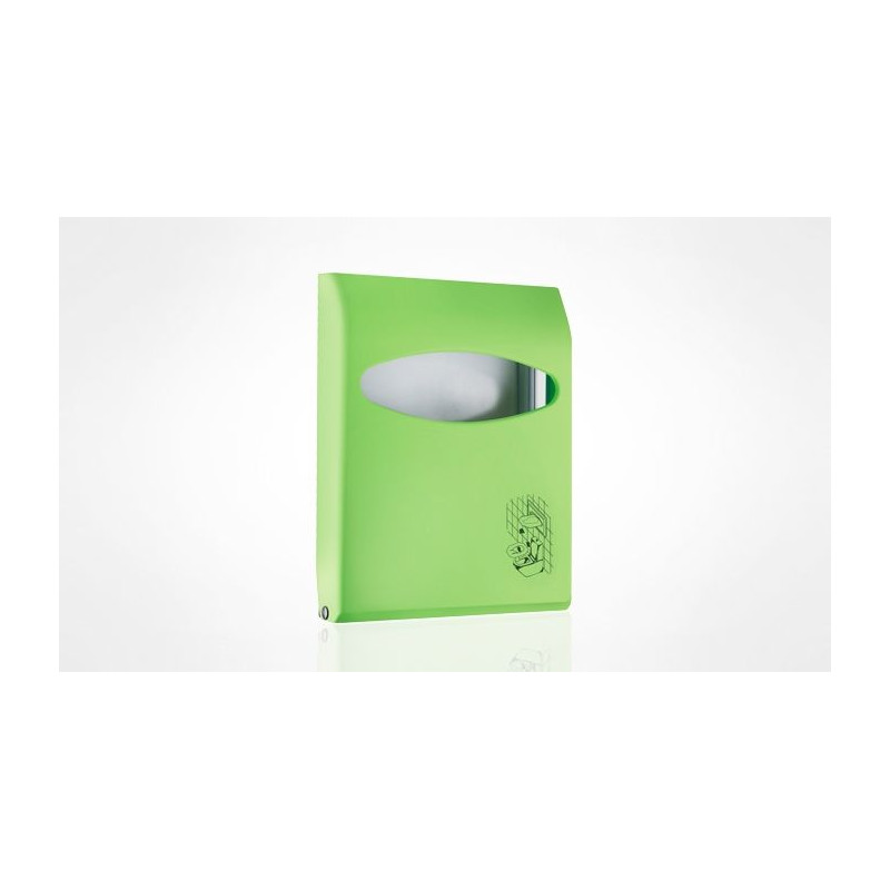 Dispenser Mini verde per carta copriwc