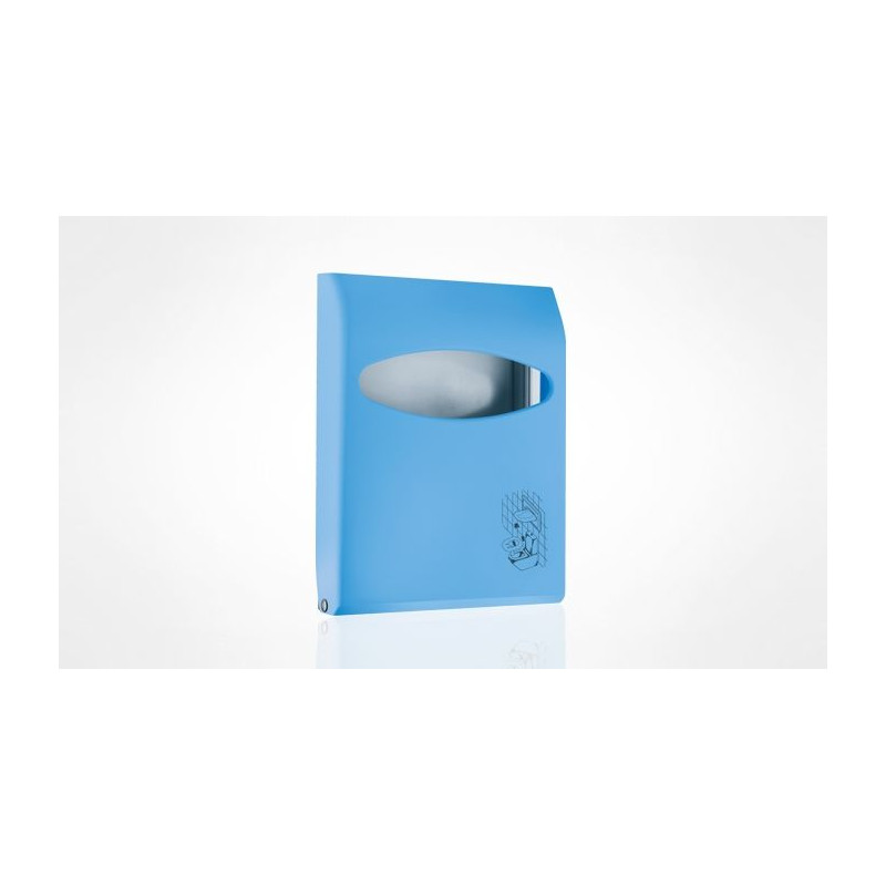 Dispenser Mini azzurro per carta copriwc