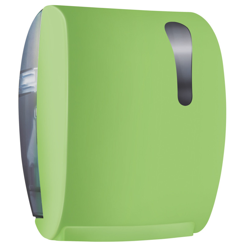 Dispenser carta asciugamani a taglio automatico verde