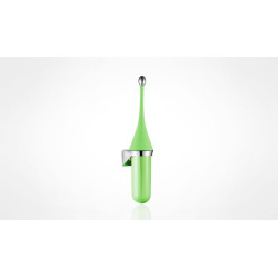 Portascopino verde per bagno da pavimento