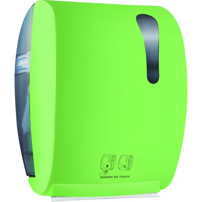 Dispenser verde elettronico per carta asciugamani