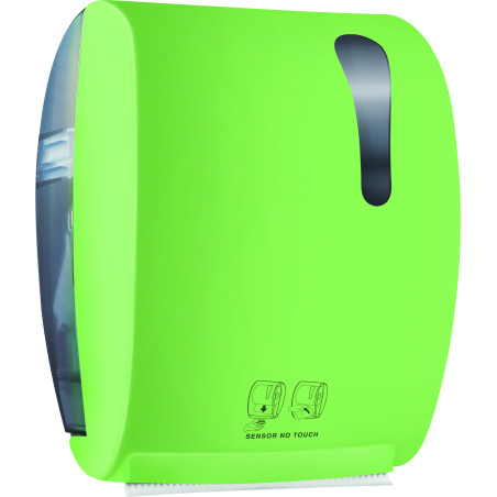 Dispenser verde elettronico per carta asciugamani