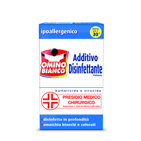 Omino bianco additvo disinfettante in polvere