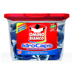 Omino Bianco Idrocaps con bicarbonato - conf. da 20 capsule