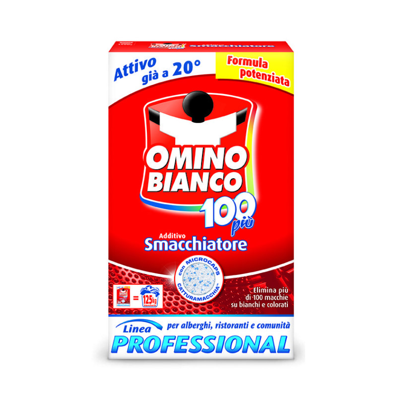 Omino Bianco 100 più additivo smacchiatore