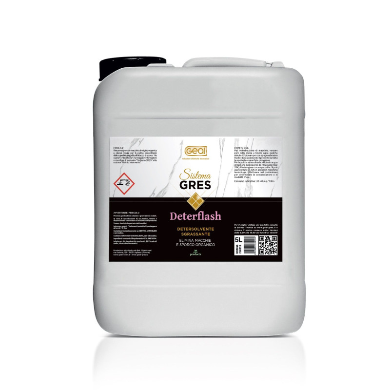 Deterflash detergente/solvente sgrassante 5 lt.