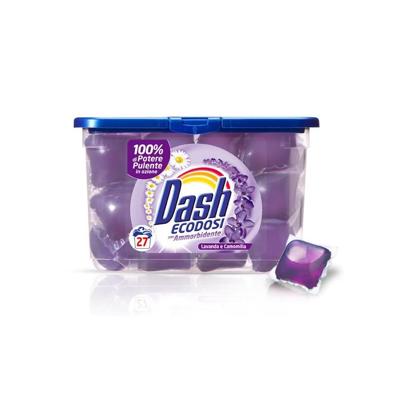 Detersivo lavatrice Dash 40 ecodosi con ammorbidente