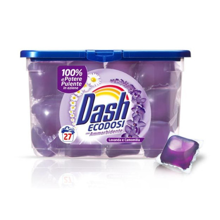 Detersivo lavatrice Dash 40 ecodosi con ammorbidente