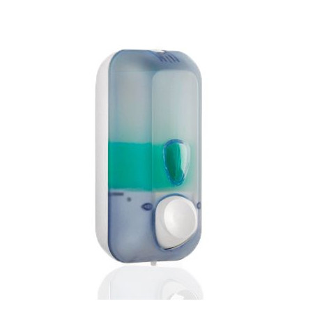 Dispenser sapone liquido a riempiemento glass/bianco