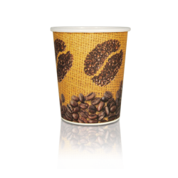 Bicchieri Monouso da bibita calda e caffè da 80Ml, cartone da1800 Pz, 