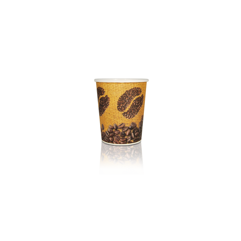 Bicchieri Monouso da bibita calda e caffè da 80Ml, cartone da1800 Pz, 
