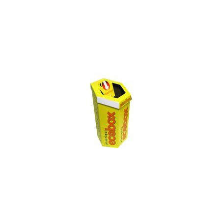 Contenitore ECOBOX RIFIUTI QUI -Giallo  "Plastica"