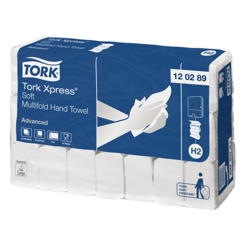 Tork Xpress® Asciugamani piegati a Z Soft  - QuickDry Hybrid 180