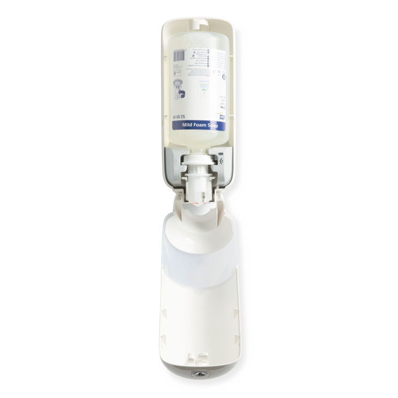 Tork Dispenser per Sapone a Schiuma con Sensore Intuition™-Glass/Bianco