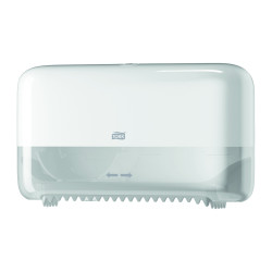 Dispenser Due Rotoli Carta Igienica Senz'anima, Mid-Size-Bianco