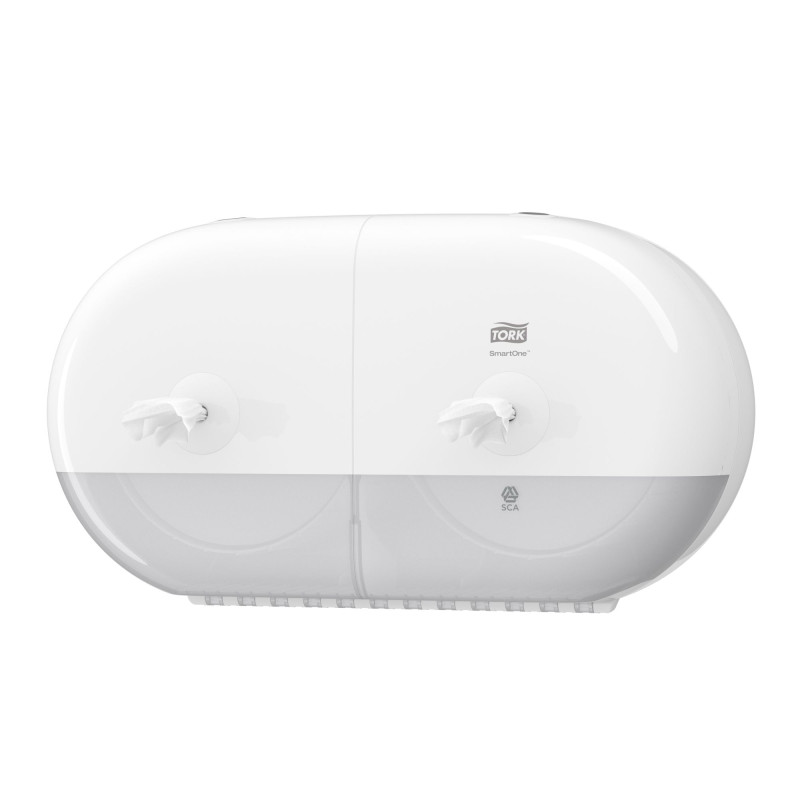 Tork Dispenser SmartOne® Mini Double NEW-Bianco/trasparente