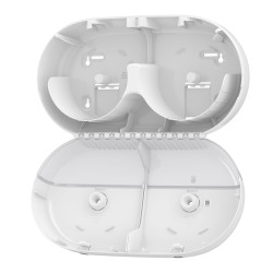 Tork Dispenser SmartOne® Mini Double NEW-Bianco/trasparente