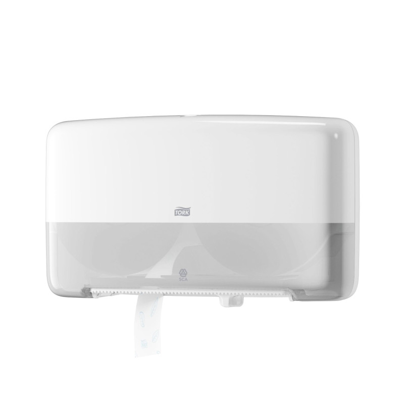 Tork Dispenser Carta Igienica Mini Jumbo Twin-Bianco