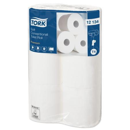 Tork Rotolo Carta Igienica 2Veli Soft 198 Strappi
