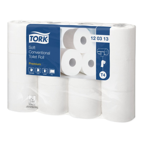 Tork Rotolo Carta Igienica Soft Fascettata 2 Veli 200 Strappi
