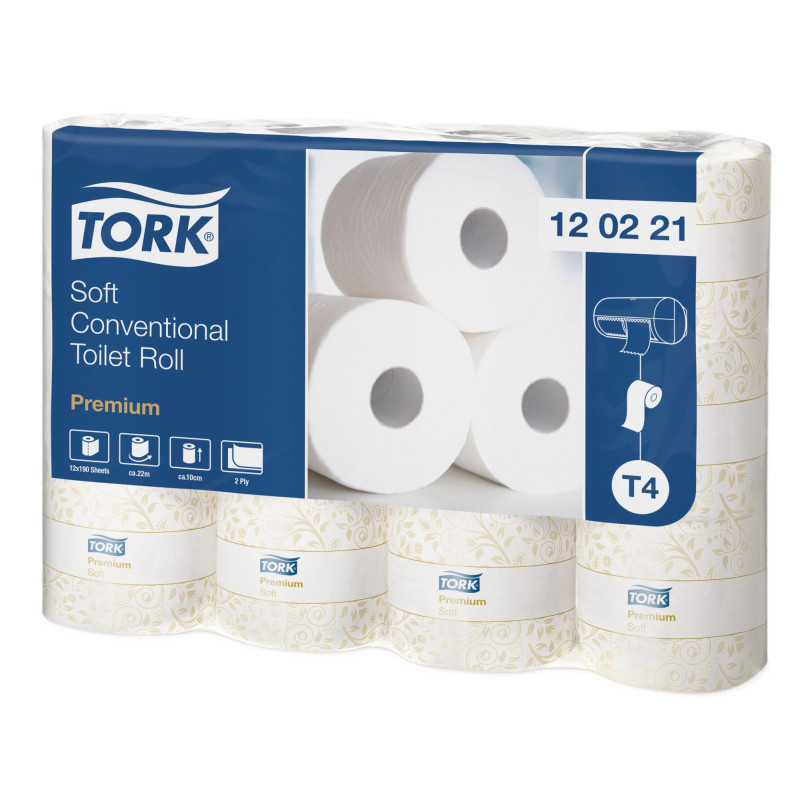 Tork Rotolo Carta Igienica Soft Fascettata 2 Veli 190 Strappi