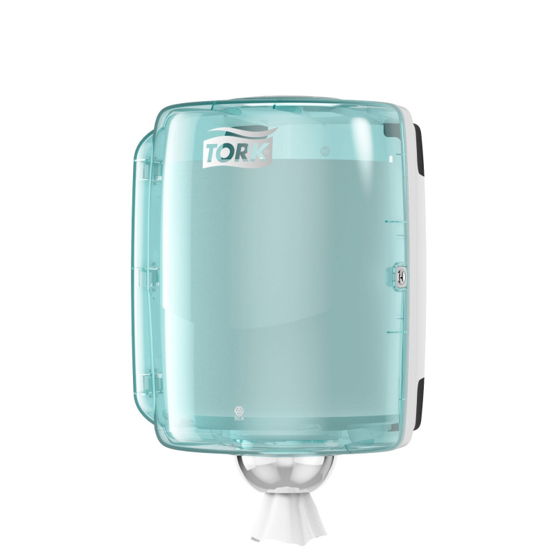 Tork Dispenser ad Estrazione Centrale Maxi -Bianco/Azzurro