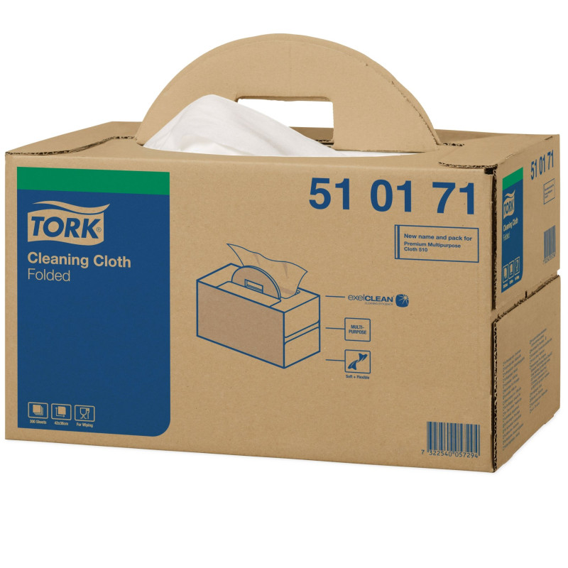 Tork Panni Piegati Handy Box Per Pulizia ExelClean 300 Pcs